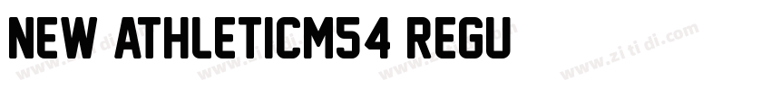 NEW ATHLETICM54 REGU字体转换